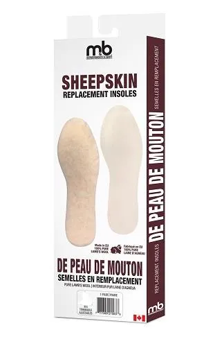 Moneysworth & Best Sheepskin Insoles - Men's 11